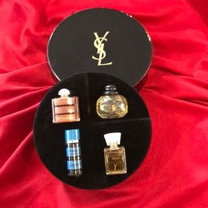 Vintage Yves Saint Laurent Parfum Sample Set.